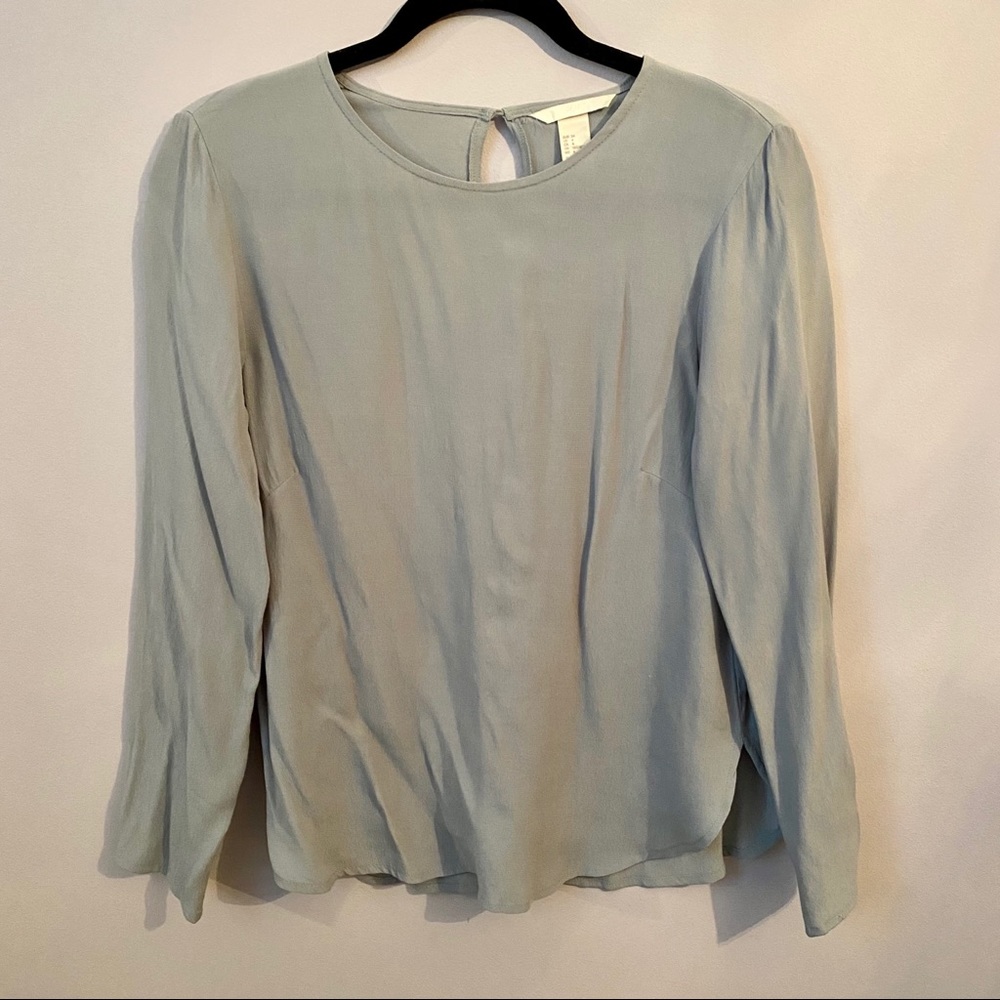 Light blue blouse